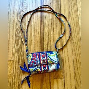 Vera Bradley wallet cross body bag with adjustable strap NWOT